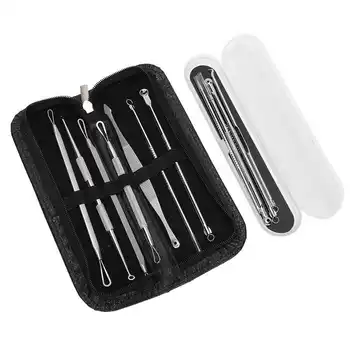 

Acne Extractor Stainless Steel Pimple Needle Kit Face Care Blackhead Removal Tool Skin Tool Sets