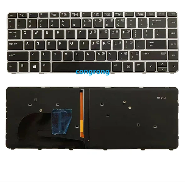 Tastiera Inglese Della Lampadina Del Computer Portatile Per Hp Elitebook 840 G3 745 G3 745 G4 840 G4 848 G4 Nsk-Cy2Bv Stati Uniti