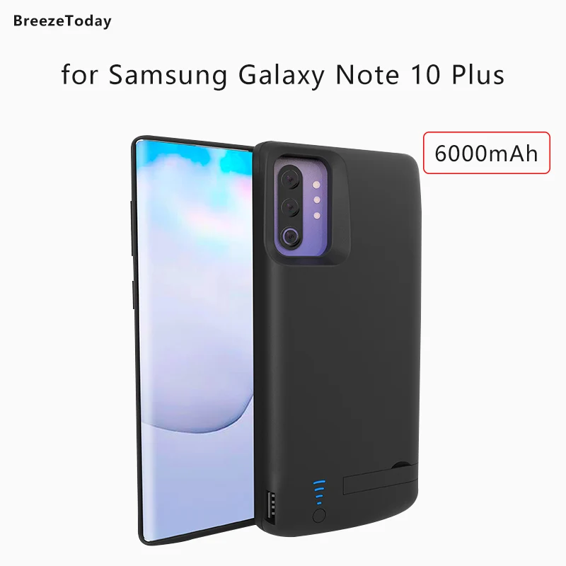 6000 мАч зарядное устройство чехол для зарядки питания чехол для samsung Galaxy Note 10 Plus power Bank чекол аккумулятор