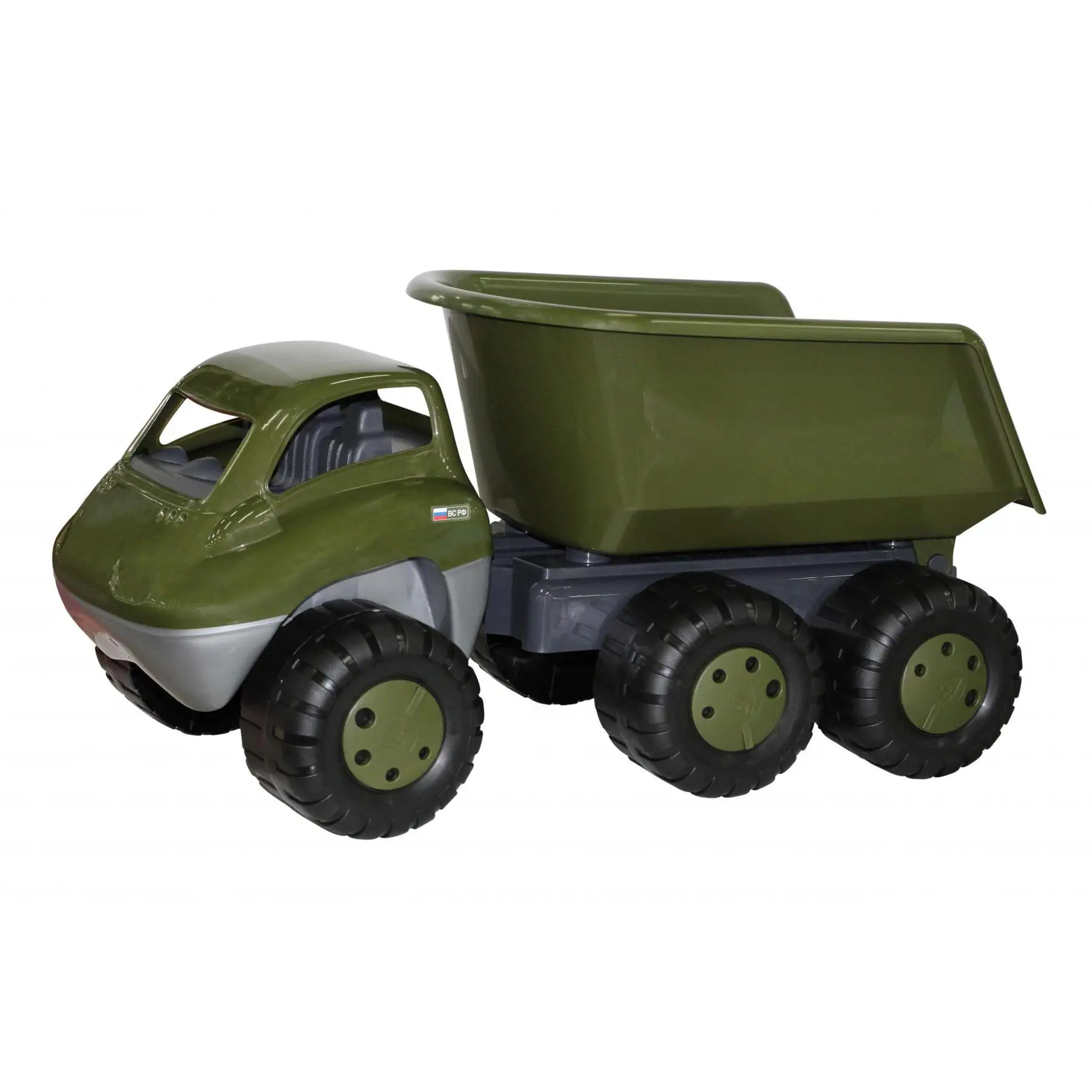 Дакар автомобиль-самосвал военный с прицепом (в пакете) | Игрушки и хобби