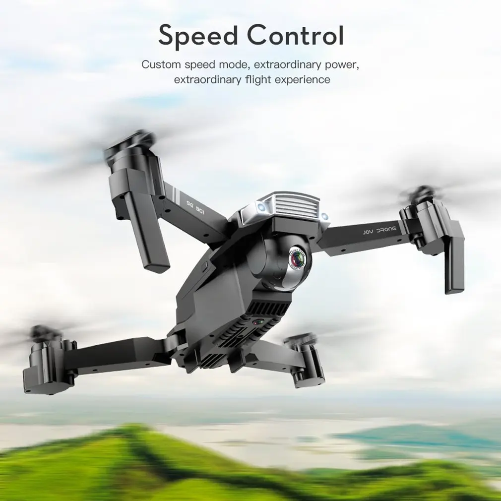

SG901 Foldable Drone 4K/1080P HD Dual Camera Follow Me RC Drone FPV Professional Long Battery Life Aircraft Toy For Kid