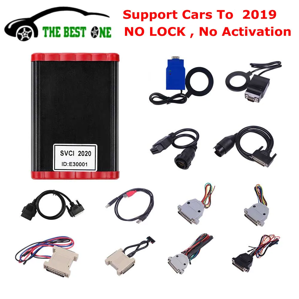 Оригинальный диагностический сканер SVCI 2020 OBD2 Key программатор V2020 Cover 2015 2018 2019 без