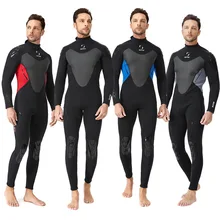 ZCCO traje de neopreno de 3MM para hombre y mujer, traje de buceo, pesca submarina, esnórquel, surf, traje de baño térmico de una pieza para invierno