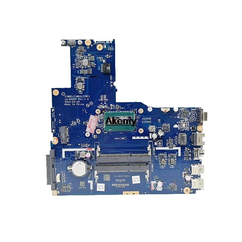  ZIWB2/ZIWB3/ZIWE1 LA-B092P Rev:3.0 motherboard For Lenovo B50-80 Laptop motherboard ( For intel 320