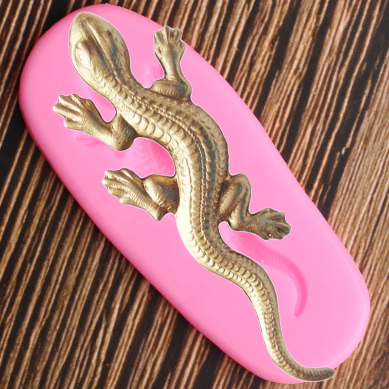 Gecko Lizard Silicone Molds Diy Party Cupcake Topper Fondant Cake Gecko Lizard Silicone Molds Diy Party Cupcake Topper Fondant Cake