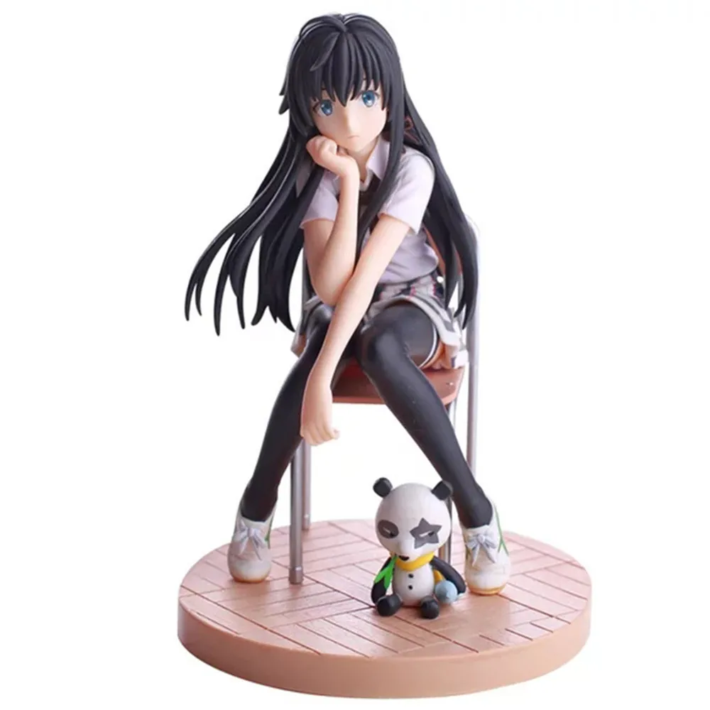 My Teen Romantic Comedy SNAFU Figurine Yukinoshita Yukino Action Figma Chair Girl Figure Toys Sexy Figure Anime PVC Dolls Model