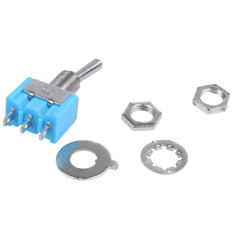 AC 125V 6A SPDT ON-3 Pin с фиксацией микро тумблер 15 шт
