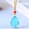 Collier de dessin animé japonais, château en mouvement, pendentifs bleus, magiciens, bijoux Cosplay pour femmes et hommes ► Photo 2/6