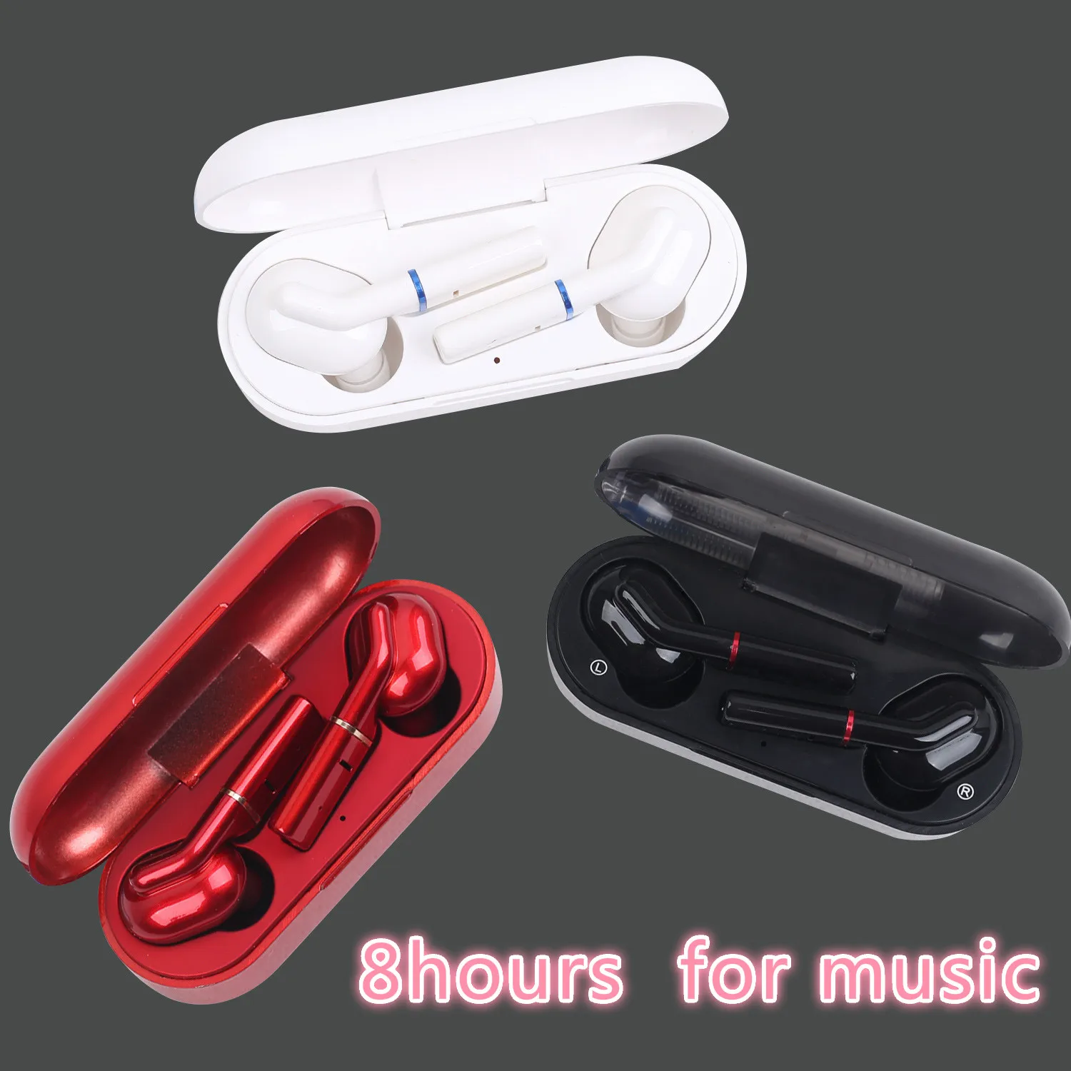 

TWS 5.0 Bluetooth Sports Wireless Earbuds Handsfree Wireless Headphones 8 hours working vs TE10 I80 I60 for iphone universal