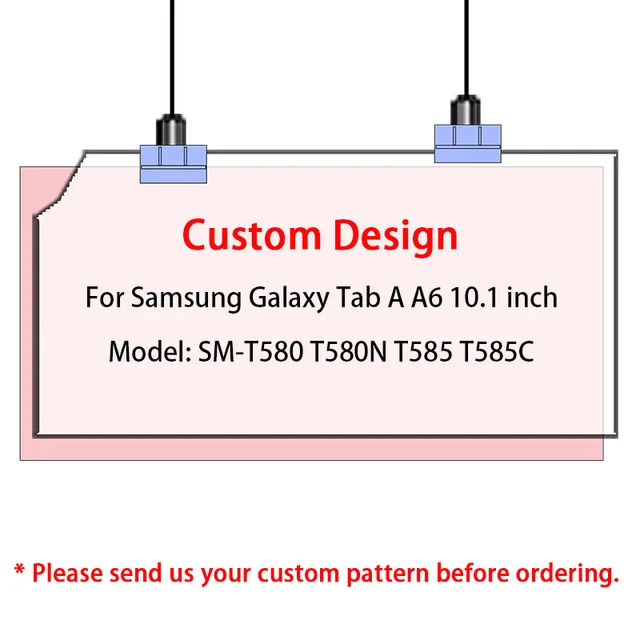 Чехол MTT с мраморной текстурой для samsung Galaxy Tab A A6 10,1 ''SM-T580 T585 из искусственной кожи, откидной Чехол-подставка, fundas, умный чехол для планшета - Цвет: Custom Design