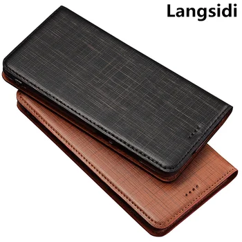 

Genuine leather magnetic case credit card slot holder for Nokia 7.2 phone case for Nokia 7.1/Nokia 7.1 Plus flip cover funda