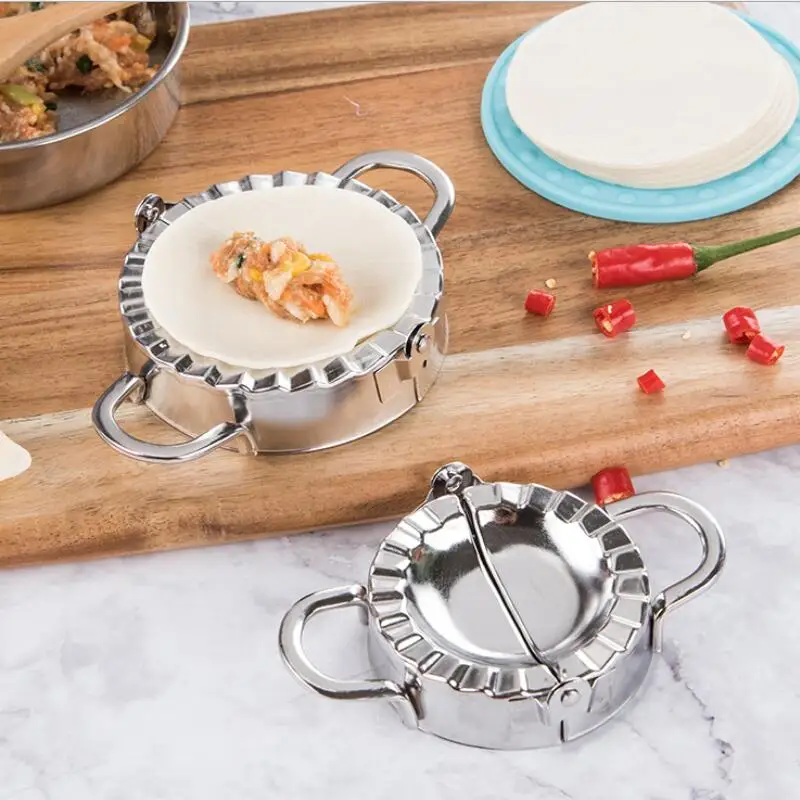 

Easy DIY Dumpling Mold Dumpling Wrapper Cutter Making Machine Cooking Pastry Tool Kitchen Tools Dumpling Jiaozi Maker Device
