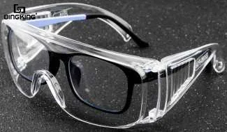 

BINGKING 2020 Brand New Protective Glasses Louver One Piece Women Men Safety Goggles Work Lab Glasses