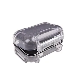 Waterproof Portable Earphone and Accessory Carrying Box (Clear)