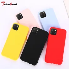 Capa de silicone de cor sólida para huawei y5p casos ultra fino fosco macio tpu capa para huawei honra 9s
