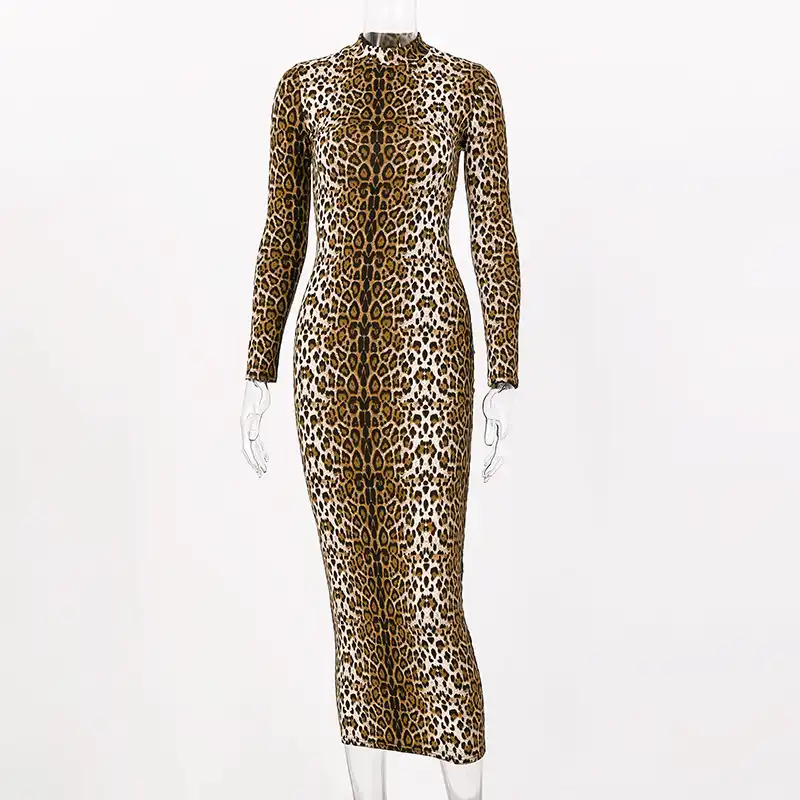 tiger print dress plus size