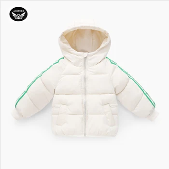 

Children's Down Cotton Jacket 2019 Winter Casual Style Boy Short Coat Long Sleeve Middle and Small Children Thick Warm Coat