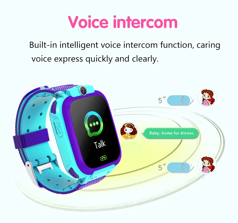  Q12 Smart Watch LBS Kid SmartWatches Baby Watch 1.44 Inch Voice Chat GPS Finder Locator Tracker Ant - 4000261115054
