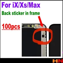 100 шт для iphone X XS MAX рамка черная наклейка пена теплоотвод|Шлейфы