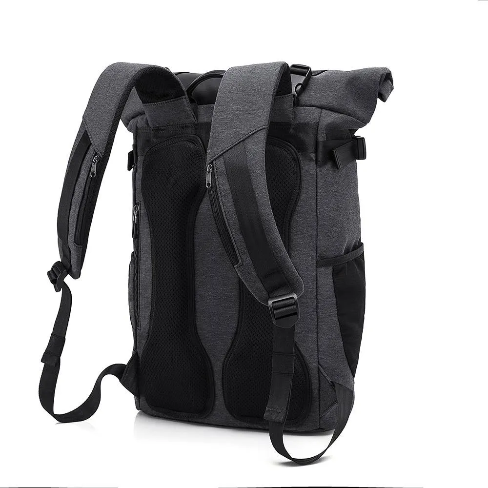  Backpack TANGCOOL TC708 Laptop Backpack Raincoat Male Bag USB Recharging Multi-layer Space Travel M