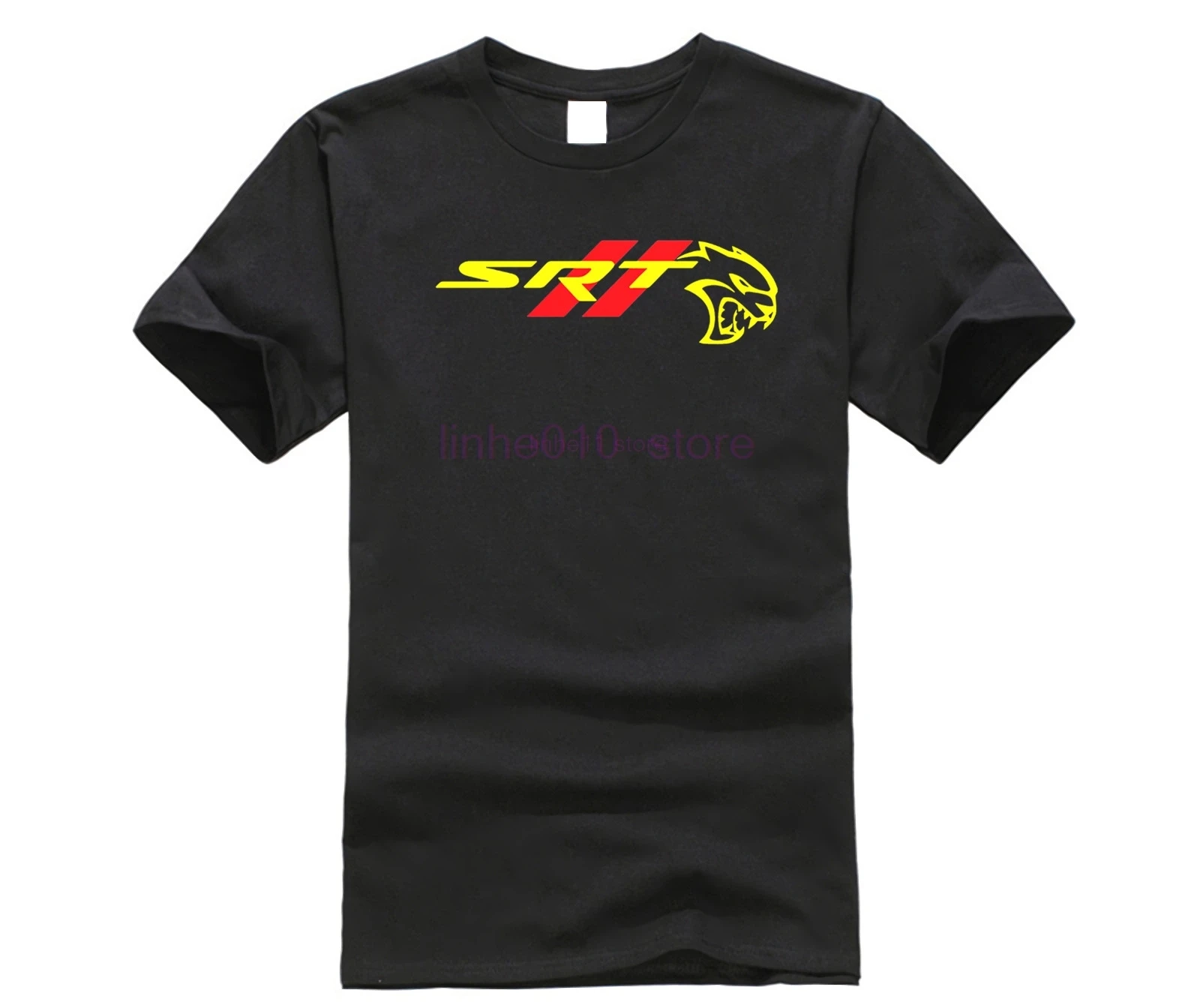 Dodge 2019 New Cotton Tee Shirt Charger T Size S - 3XL Fashion T-shirt SRT Hellcat HEMI Men's Black Men and Women Phiking | Мужская