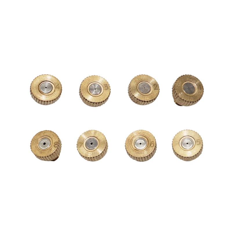 

20pcs/bag Fog Mist Nozzle, Low Pressure Mist Cooling Nozzle, Brass Misting Nozzles Orifice 0.1-0.8mm