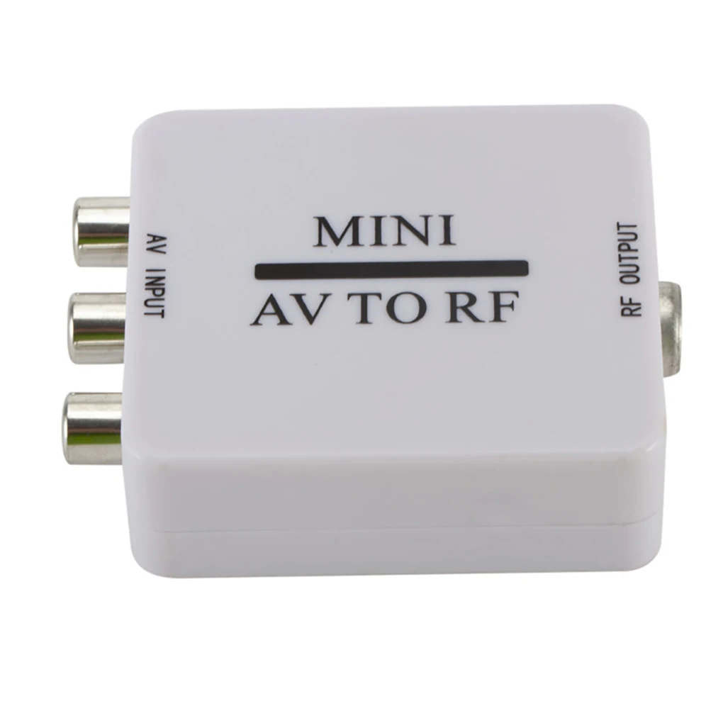 Мини HD видео конвертер RCA AV CVSB в RF адаптер Поддержка 67 25 МГц 61 для ТВ VHS VCR DVD