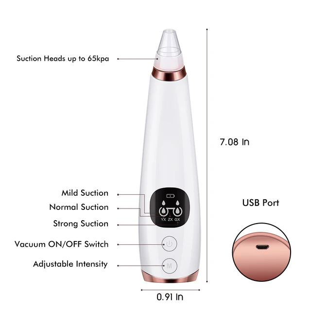 Blackhead Remover Vacuum Pore Cleaner Electric Nose Face Deep Cleansing Skin Care Machine Birthday Gift Dropshipping Beauty Tool 5