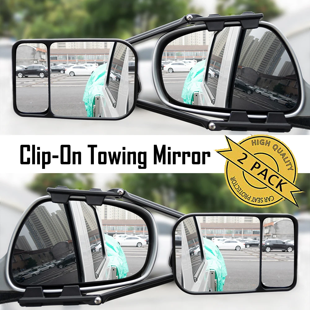 Honda CR-V Caravan Trailer Extension Towing Dual Mirror Glass Convex Pair 