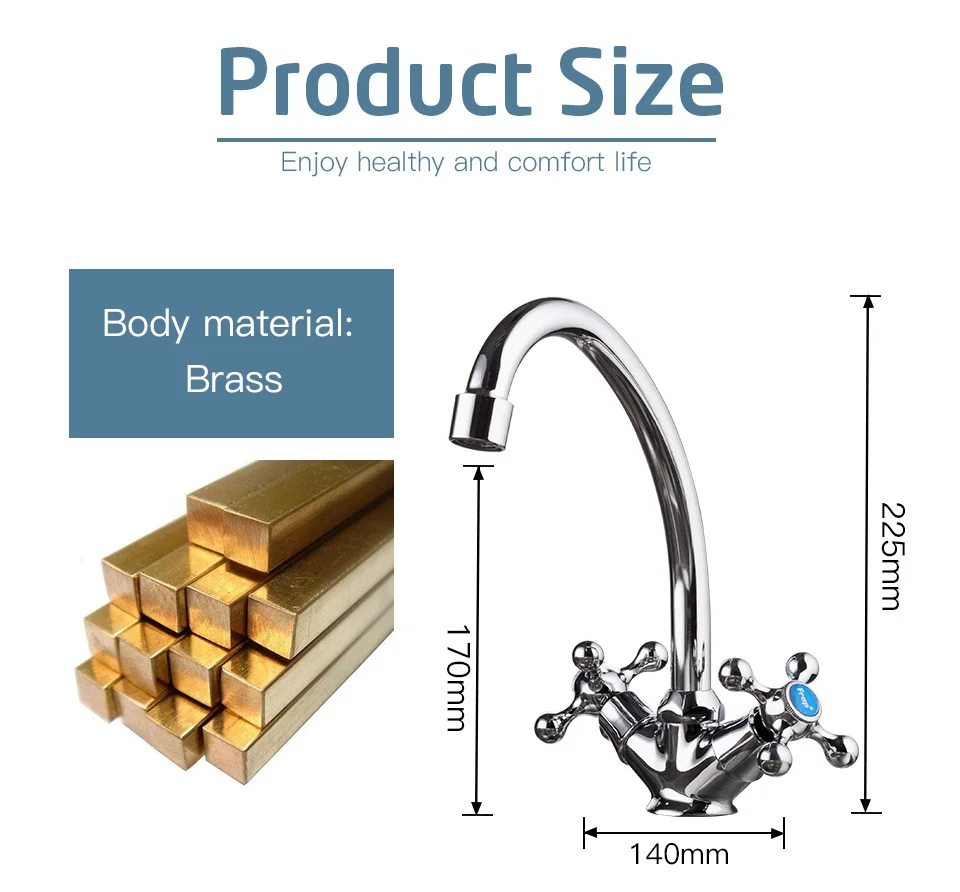 FRAP Top Quality Kitchen Sink Faucet Mixer Cold and Hot Kitchen Tap Mixer Silver Single Hole Water Tap torneira cozinha F4319