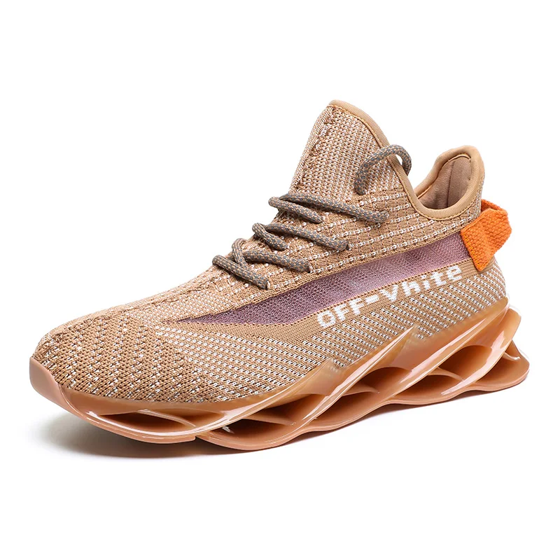 Новинка; кроссовки для бега; амортизационные кроссовки для мужчин; дышащая Спортивная обувь Атлетическая для активного отдыха; тренировочные кроссовки для ходьбы; Zapatos De Mujer - Цвет: G97 Brown