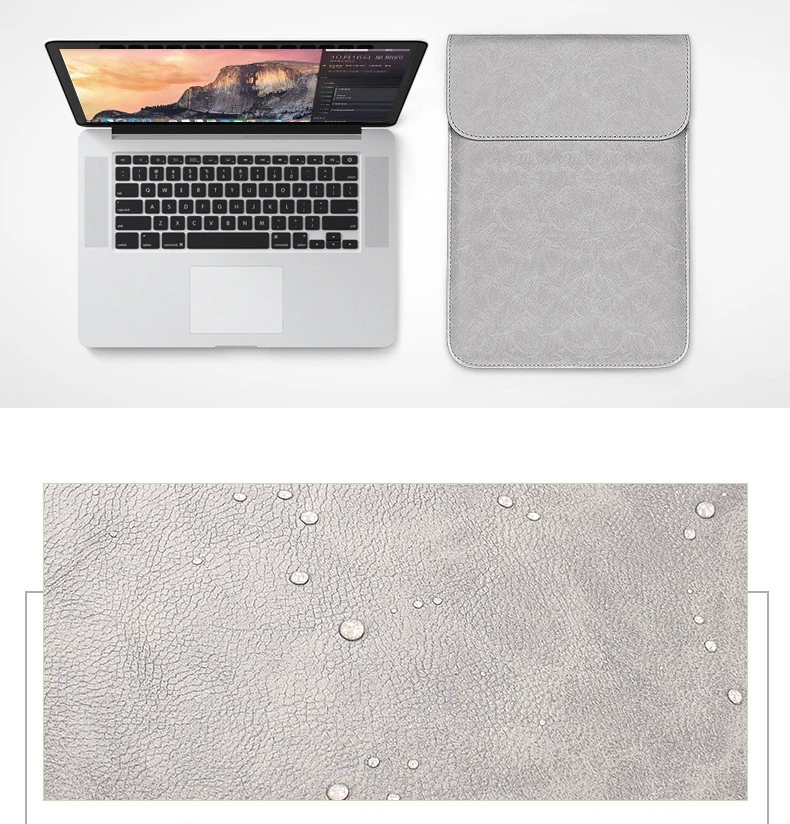 Чехол из искусственной кожи для ноутбука Macbook Air Retina 11 12 13 14 15 чехол Xiaomi Pro 6 матовый