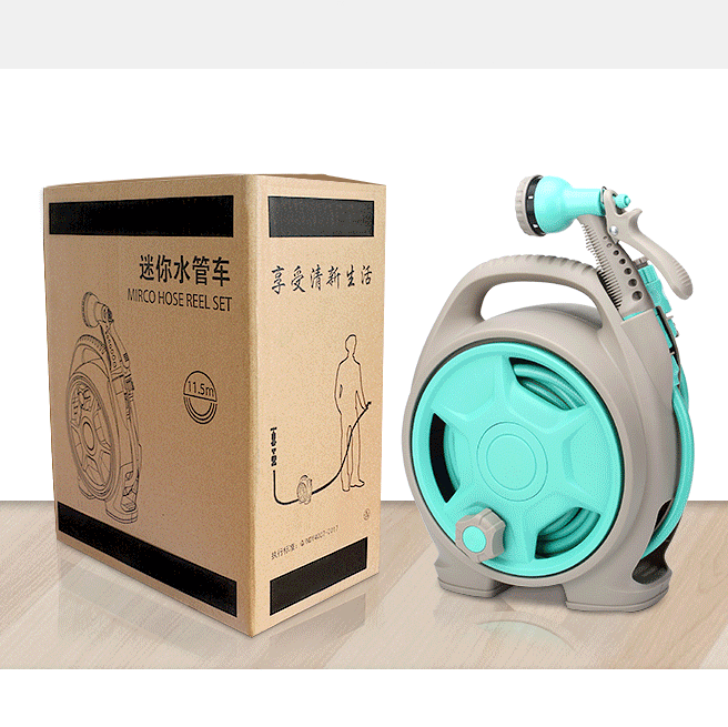 Складная шланговый водорабызгиватель пенная насадка под высоким давлением 6 направляющие серьги узор 44FT трубы носить-устойчивость к высокой температуре и практичный