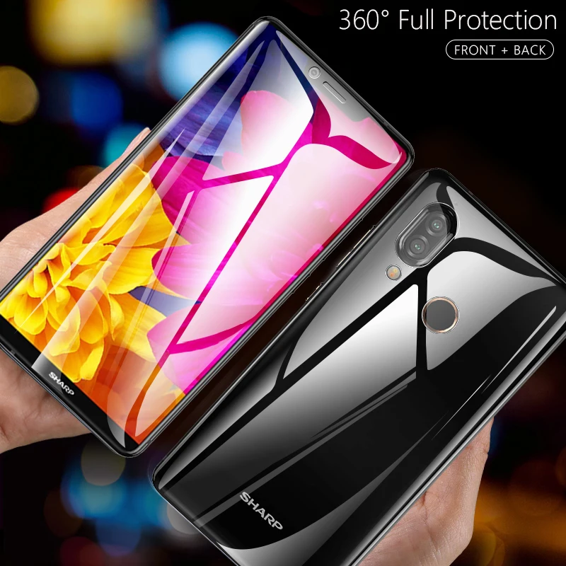 Передняя + задняя 100D полная пленка для Sharp Aquos S3 Mini S2 защита экрана