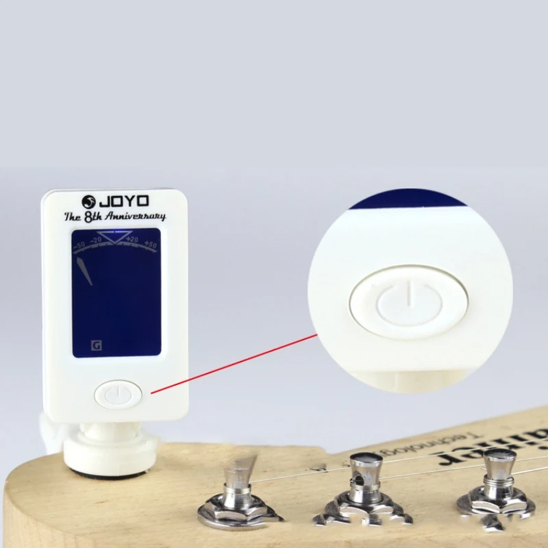  Digital Clip-on Tuner Electric Digital Guitar Tuner Digital Clip Foldable High Sensitivity Rotating