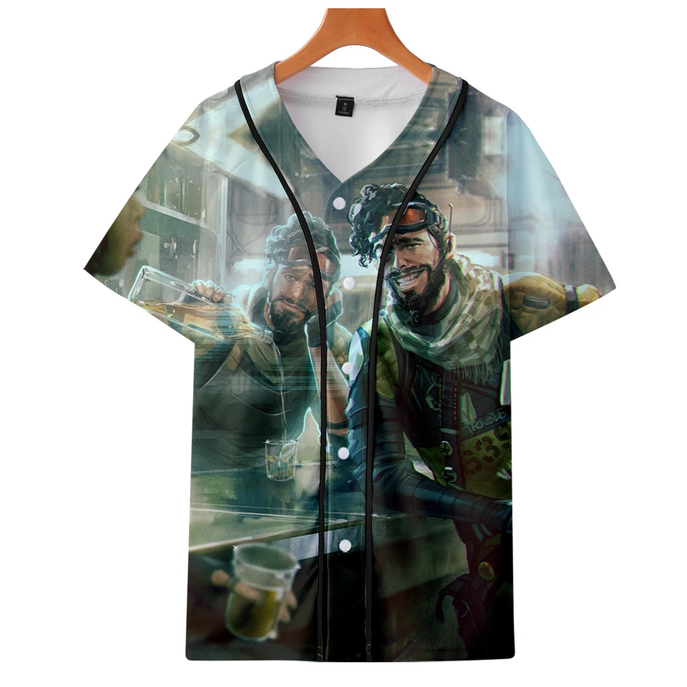 

2019 Game Apex Legends 3D Printed Tee Cool Tee Shirt men Summer Tops Short Sleeves Tee 2XS-4XL Baseball Short New fashion
