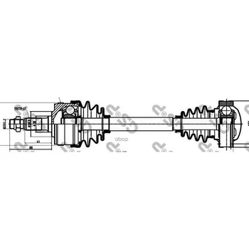 

Drive Assembly Mercedes-Benz V-Class (638/2) GSP art. 235002