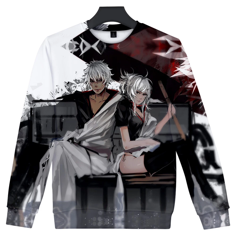 Толстовка Gintama для мужчин и женщин, милые толстовки Harajuku, Саката гинтоки, пуловеры с героями мультфильмов, толстовки с капюшоном, осенняя теплая аниме уличная одежда