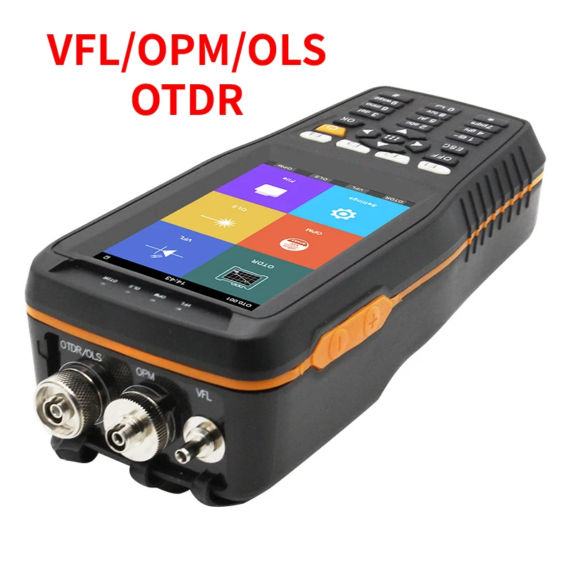 TM290T  Smart OTDR 1310 1550nm with VFL/OPM/OLS OTDR Optical Time Domain Reflectometer 4inch touch screen monitor