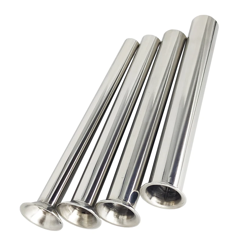 Stainless Steel Food Safe Grade Sausage Stuffer Filling Tubes Funnels