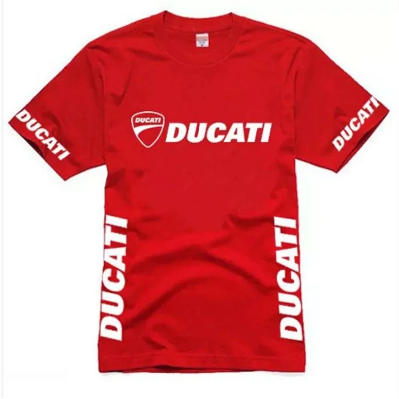 Новинка, ducati Ducati, Красный Дьявол, логотип, спортивный автомобиль, команда, короткий рукав, Повседневная мода, Harajuku, высокое качество, футболка - Цвет: 2