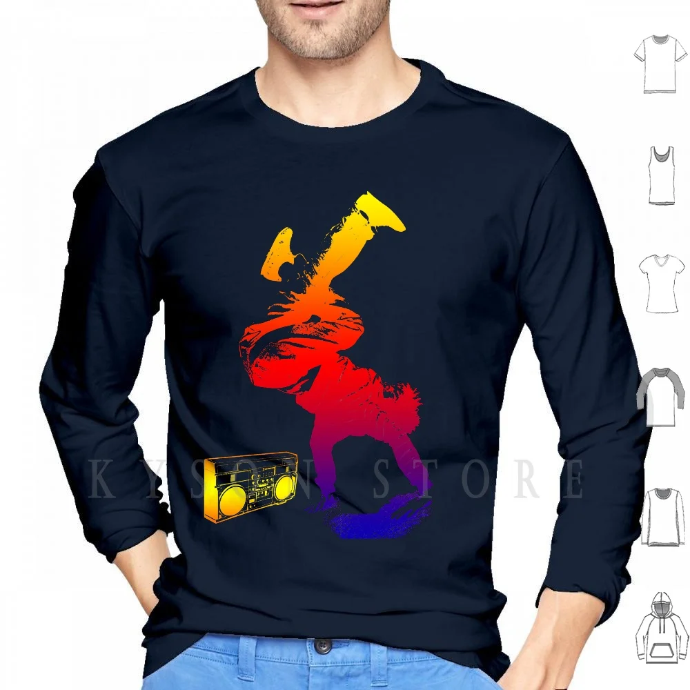 Bboy цветная толстовка с длинным рукавом | Мужская одежда