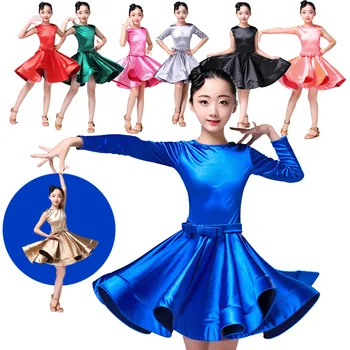 

Kigs Skirt Dance,Ladies Ballroom Dance Dress,Girls Stage Wear,Children Rumba Cha Cha Ballroom Dance Dress,Girls Ballroom Dancing