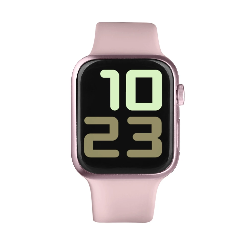 Умный Браслет P20, 1,3 дюймов, цветной, пульсометр, кровяное давление, трекер для здоровья человека, водонепроницаемые часы, универсальные, Apple, 40 мм, ремешок PK P70 - Цвет: silica pink