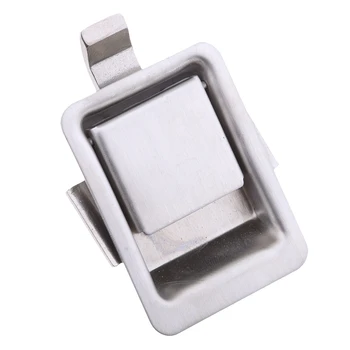 

Stainless Steel Recessed Mounted Latch Mini Flush Mount Paddle Handle Lock for RV/Camper/Trailer/Cabinet/Tool Box Etc