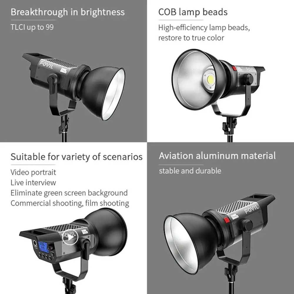  Pixel Studio Light C220 220W LED video Movie light 5600K Photography Lighting Wireless Control For  - 32966160361