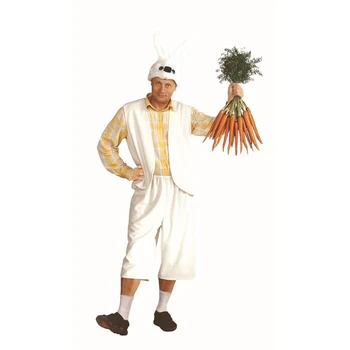 

Carnival costume "Hare", for adults, plush, size 52-54