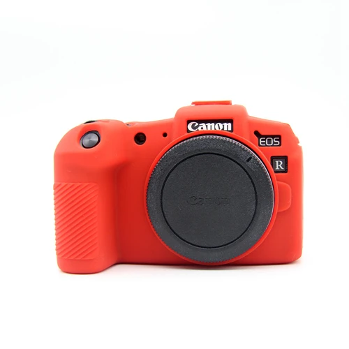 Normal Red Лучшее качество резиновый силиконовый чехол защитная рамка для Canon EOS RP мягкая камера - Color: Normal Red
