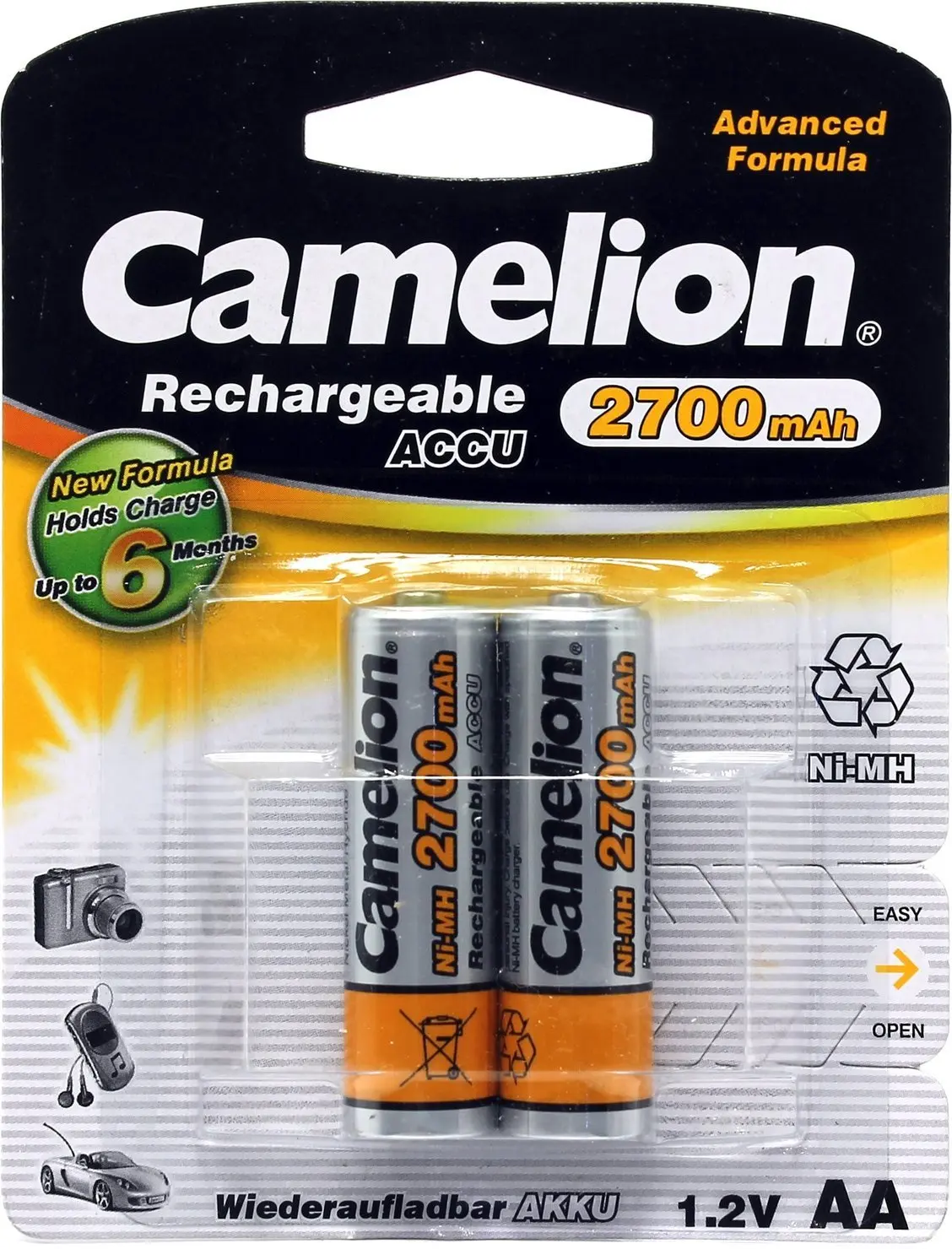 Аккумулятор R06-AA 2700-mAh CAMELION (Цена за 2 штуки) | Электроника