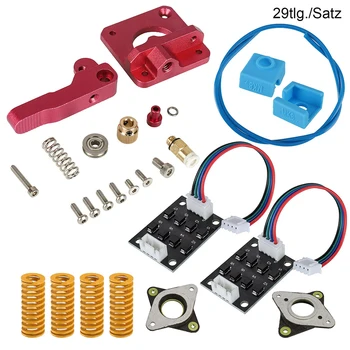 

For 3D Printer Creality Ender 3 3 Pro 1 Set Upgrade Extruder Springs Kit Metal Plastic Right Hand Cover Tube Spring Set Mayitr